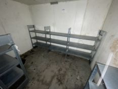 Six Bays Galvanised Steel Adjustable Height Rackin