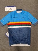 Men's Medium Milltag Cycling Jersey, Branded LDN >> LIS, 100% PolyesterPlease read the following