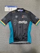 Women's Medium Milltag Cycling Jersey, Branded Moto, 100% PolyesterPlease read the following