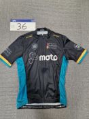 Women's Medium Milltag Cycling Jersey, Branded Moto, 100% PolyesterPlease read the following