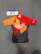 Youth's 6-7 Milltag Cycling Jersey, Branded Cycle 360, 100% PolyesterPlease read the following