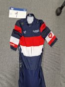 Men's Small Milltag Cycling Skin, Branded Nice Brew Racing, 80% Polyester 20% ElastanePlease read