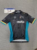 Women's Medium Milltag Cycling Jersey, Branded Moto, 100% PolyesterPlease read the following