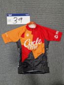 Youth's 4-5 Milltag Cycling Jersey, Branded Cycle 360, 100% PolyesterPlease read the following