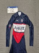 Men's Medium Milltag Cycling Skin, Branded Bournmouth Jubilee Wheelers, 80% Polyester 20%