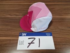 Pink Milltag Cycling Cap, Branded LFGSS, 65% Polyester 35% CottonPlease read the following important