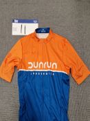 Men's Medium Milltag Cycling Jersey, Branded Dunrun Londunwich, 95% Polyester 5% ElastanePlease read