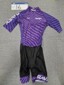 Men's Large Milltag Cycling Skin, Branded Ravey, 80% Polyester 20% ElastanePlease read the following