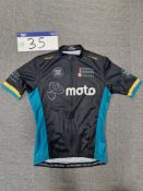 Women's Medium Milltag Cycling Jersey, Branded Moto, 100% PolyesterPlease read the following