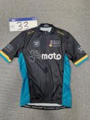 Women's Medium Milltag Cycling Jersey, Branded Moto, 100% PolyesterPlease read the following