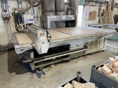 Axyz Automation SERIES 4010 ATC CNC ROUTER, serial no. 14668, year of manufacture 2013, bed