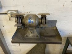 EG Double Ended Bench Grinder, serial no. 17340, 240VPlease read the following important