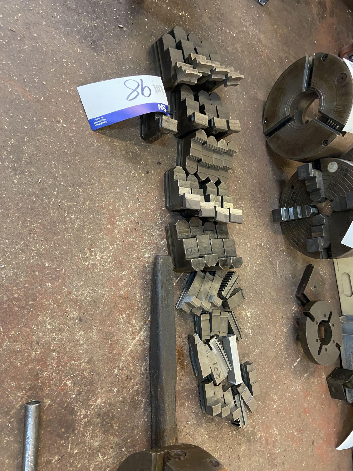 Assorted Lathe Jaws, as set out on floorPlease read the following important notes:- ***Overseas - Image 2 of 2