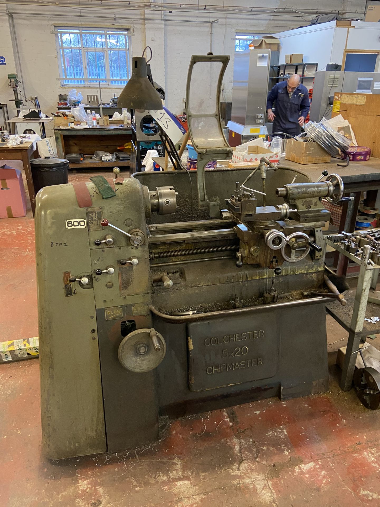 Colchester CHIPMASTER 5 x 20 CENTRE LATHE, serial no. F/6649, 440V, approx. 300mm swing over bed,