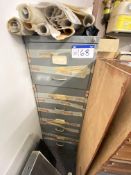 Steel Four Drawer Filing Cabinet (contents excluded) (reserve removal until contents cleared)