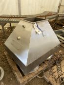 Stainless Steel Hopper, 1.1m x 900mm x 800mm deep; lot located Driby Top, Alford; free loading –