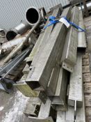 21 Stainless Box Section, 6" & 4" up to 2.8m long, lift out charge £50, lot located in Bury St