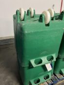 Two Supertuff Plastic Green Tote Bins, lift out charge £20, lot located in Bury St Edmunds,