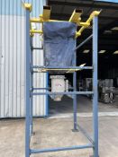 Flexicon Adjustable Bag Emptying Frame, approx. 1.53m x 1.53m x 3.25m high, year of manufacture