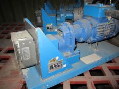 Watson Marlow 501-DIB Hose Pump driven by a geared unit which is 0.25 kw through a gearbox giving