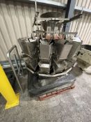 Ishida OOW-E11-2141-S-30-SS STAINLESS STEEL 14 MULTI-HEAD WEIGHER, serial no. 554835, year of