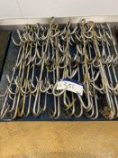 25 Rail Hooks, with seven spikes each, 1m long, lift out charge £20, lot located in Bury St Edmunds,