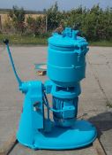 Papenmerier High Speed Enclosed Stainless Steel Mixer, with a mild steel jacket attached. Driven