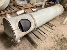 Dust Filter Unit (understood to be by Buhler), approx. 500mm dia. x 2.4m; lot located Holme upon