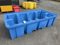 Blue Bund, approx. 2.4m x 1.65 x 0.6m high, lift out charge £30, lot located in Bury St Edmunds,