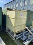 Steel Hopper Bottomed Tote Bins, assorted sizes; lot located Driby Top, Alford; free loading –