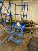 Three Rise Mobile Warehouse Ladder (known to require attention); lot located Driby Top, Alford; free