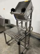 Packaging Machinery Mobile Bag Heat Sealer, on stand, sealing bar approx. 40cm, 0.9m x 0.8m x 1.7m