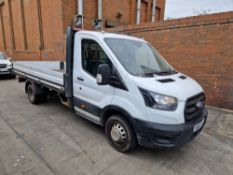 Ford Transit 350 Dropside Lorry, registration no. HG69 EWC, date first registered 18/12/2019, MOT