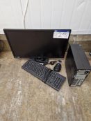 HP 280 G2 Core i3 Desktop PC, with monitor, keyboard and mouse (Hard Drive Wiped)Please read the