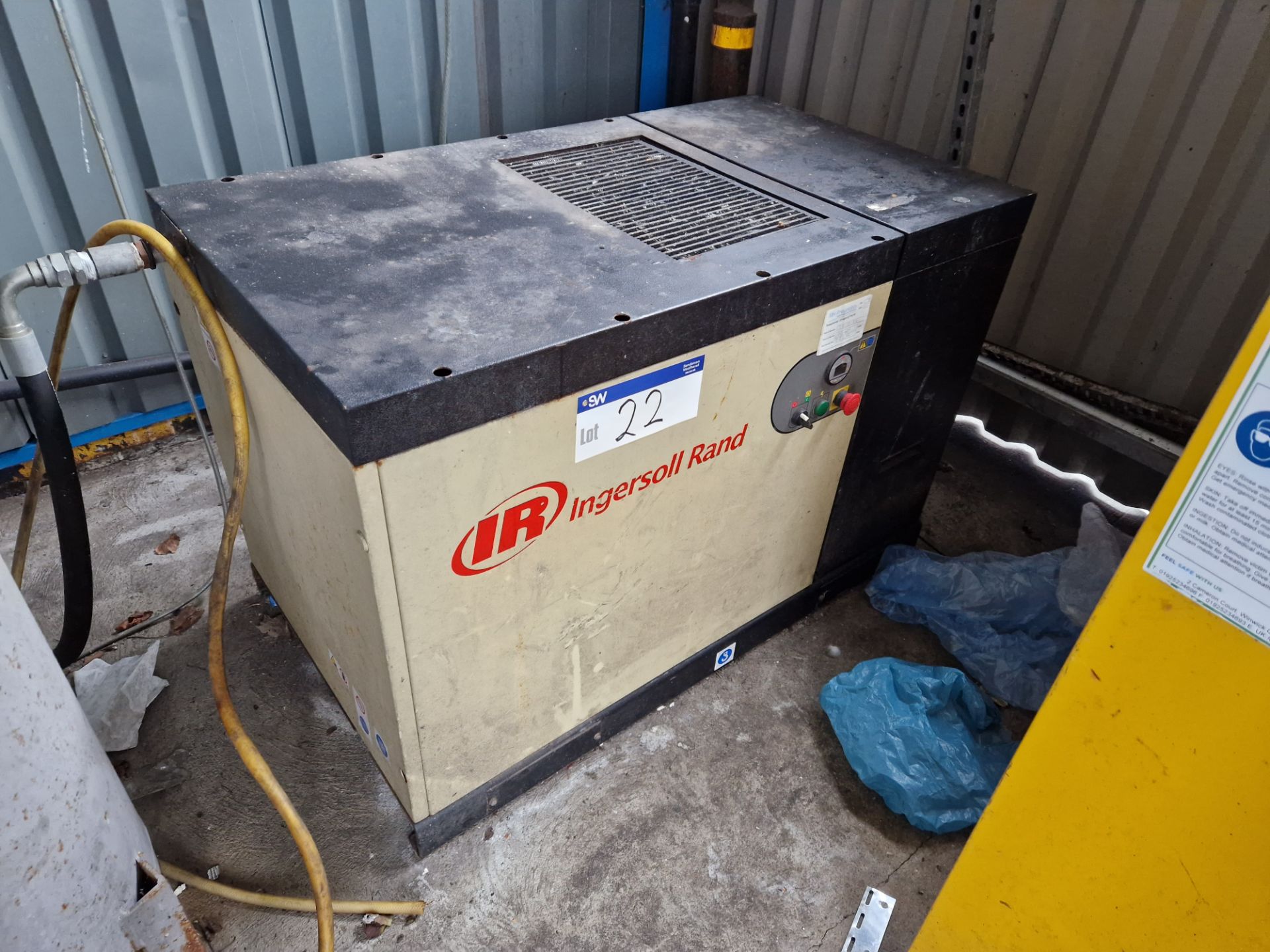 Ingersoll Rand Unigy Rotary Screw Air Compressor, serial no. 2152692, year of manufacture 2006,