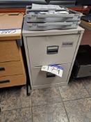 Two Drawer Metal Filing CabinetPlease read the following important notes:- ***Overseas buyers -