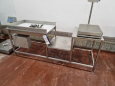 Stainless Steel Preparation Station, approx. 2.05m x 0.66m x 0.9mPlease read the following important
