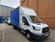 Ford Transit 350 Curtainside Lorry, registration no. YG68 YSM, date first registered 01/09/2018, MOT