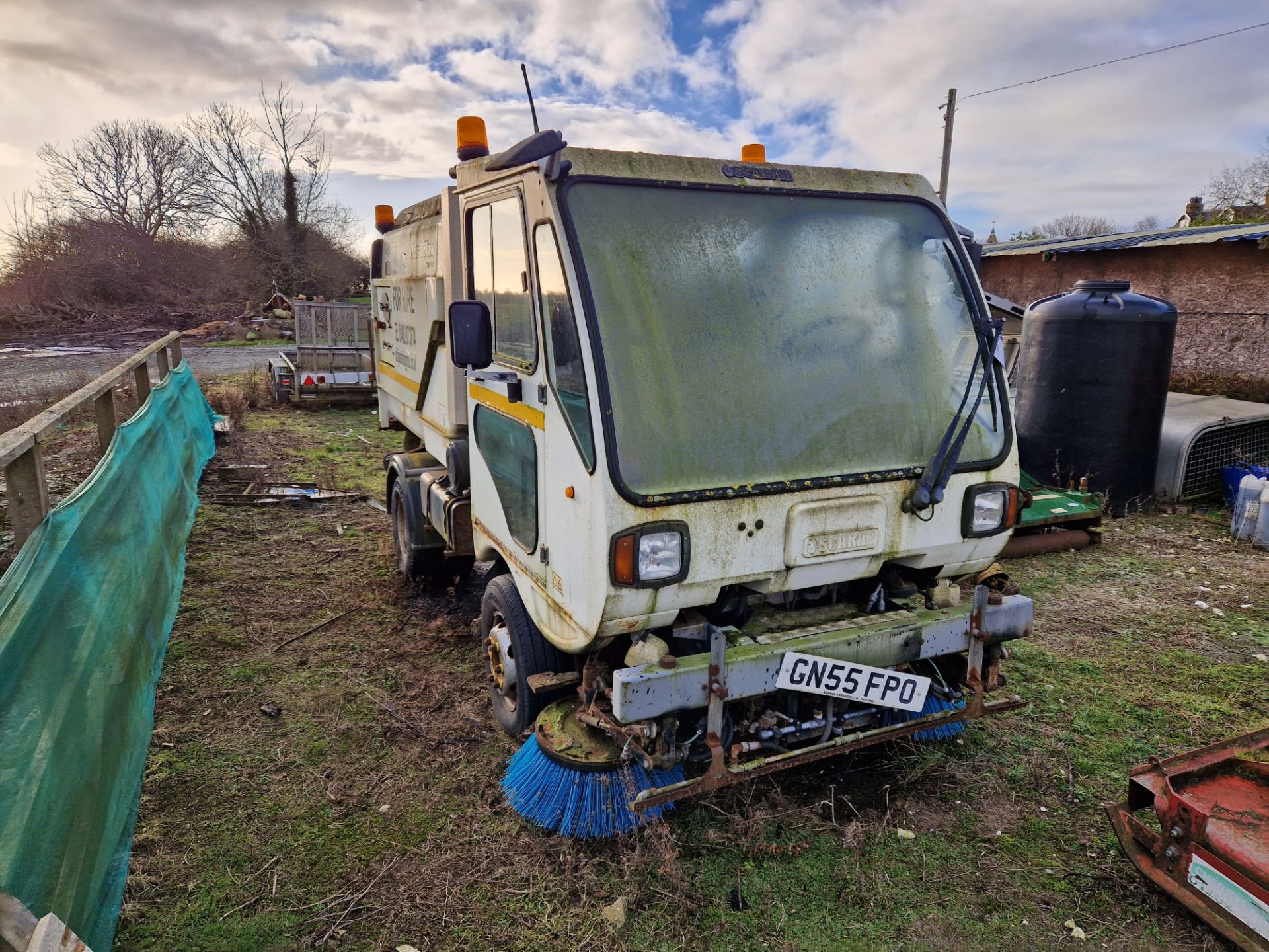 Scarab Minor Hydrostatic Road Sweeper, Registration no. GN55 FPO, YoM 2005 (Known to Require - Image 2 of 7