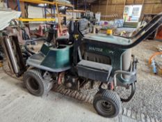 Hayter LT324 Three Head Cylinder Ride on Mower, Registration no. PX09 CVTPlease read the following