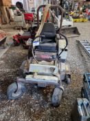 Grasshopper 124-48 Ride on Mower, Serial no. 6616719 c./w Loncin Engine (Engine Removed)Please