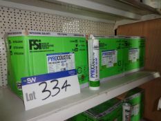 Quantity of FSI Pyrocoustic Fire Resistant Sealant, as set out in three boxesPlease read the