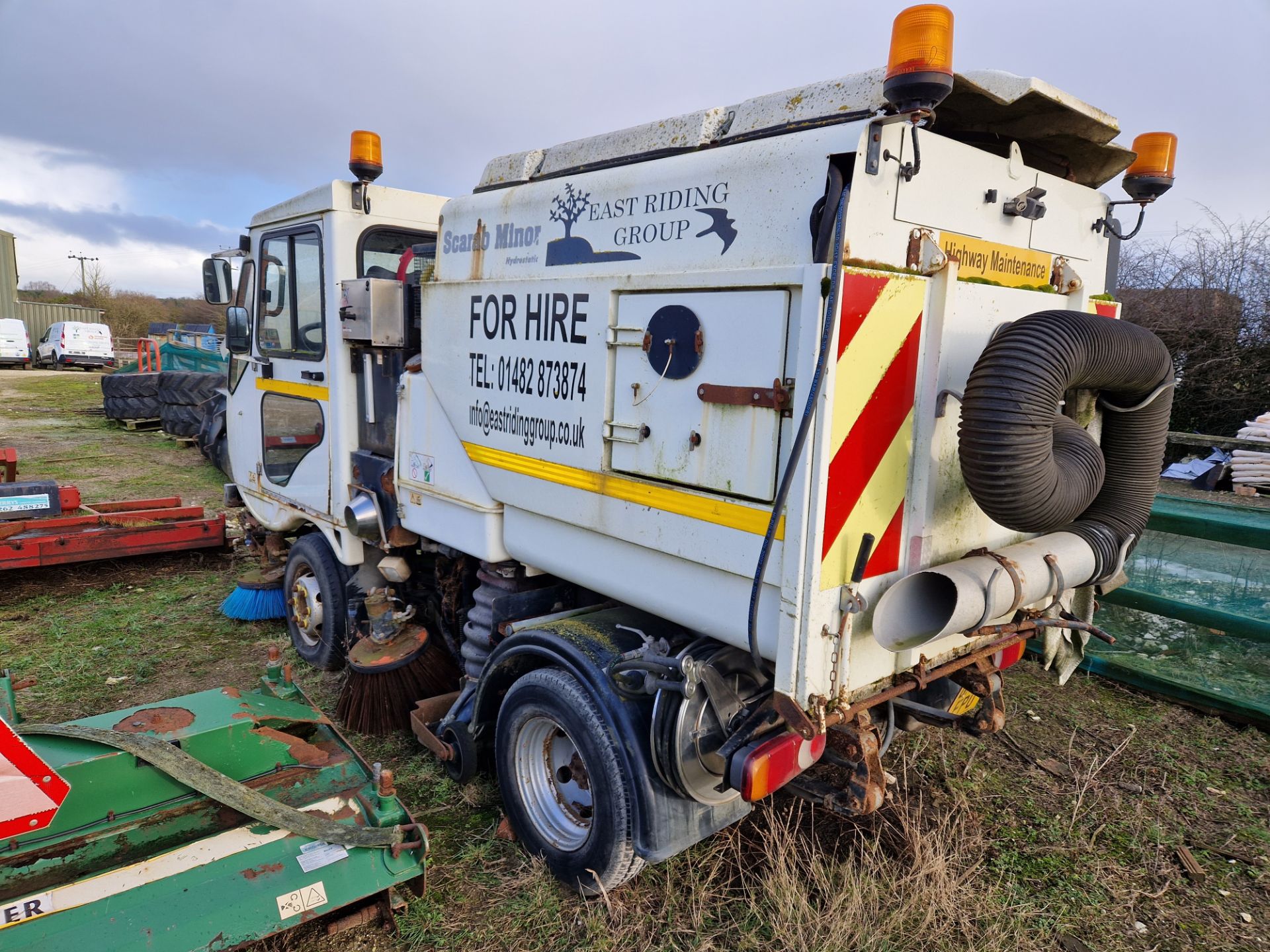 Scarab Minor Hydrostatic Road Sweeper, Registration no. GN55 FPO, YoM 2005 (Known to Require - Image 4 of 7