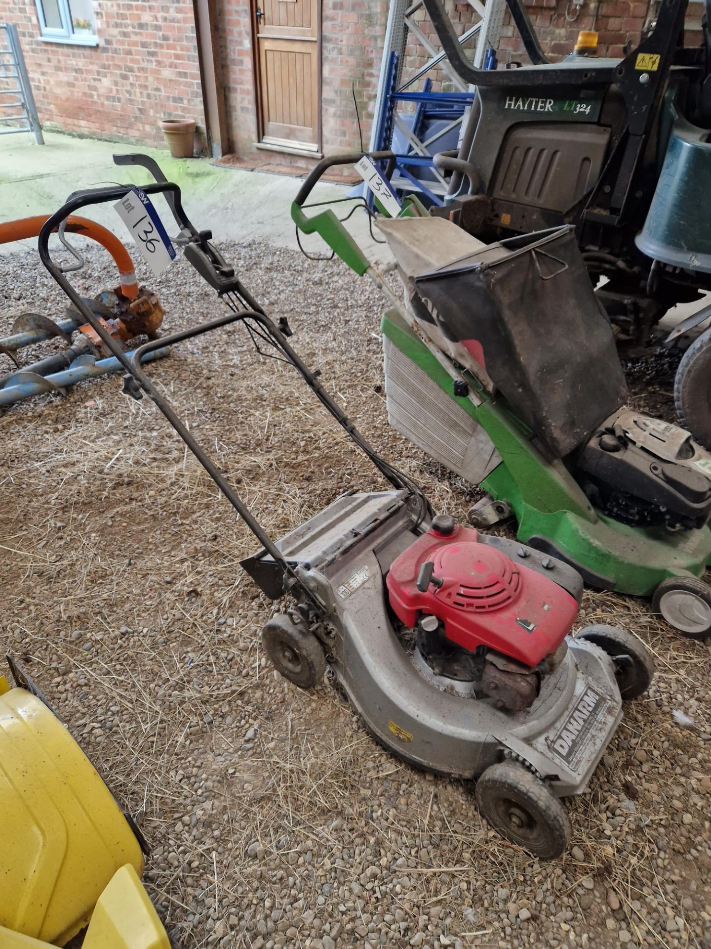 Kaaz Corporation LM5360HX Petrol Driven Lawn MowerPlease read the following important notes:- *** - Image 2 of 3