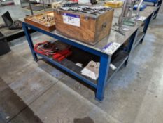 Steel Workbench, Approx. 1.5m x 1m x 0.75mPlease read the following important notes:-Collections