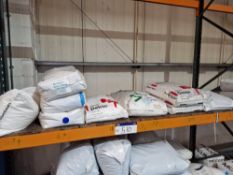 Contents to One Shelf of Racking, including One Bag of Ineos ABS, Three Bags of Krailburge TPE,
