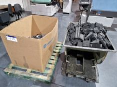 Contents to Tipping Skips and Box, inlcuding Carbon Molds and Cutoffs, various sizes (not