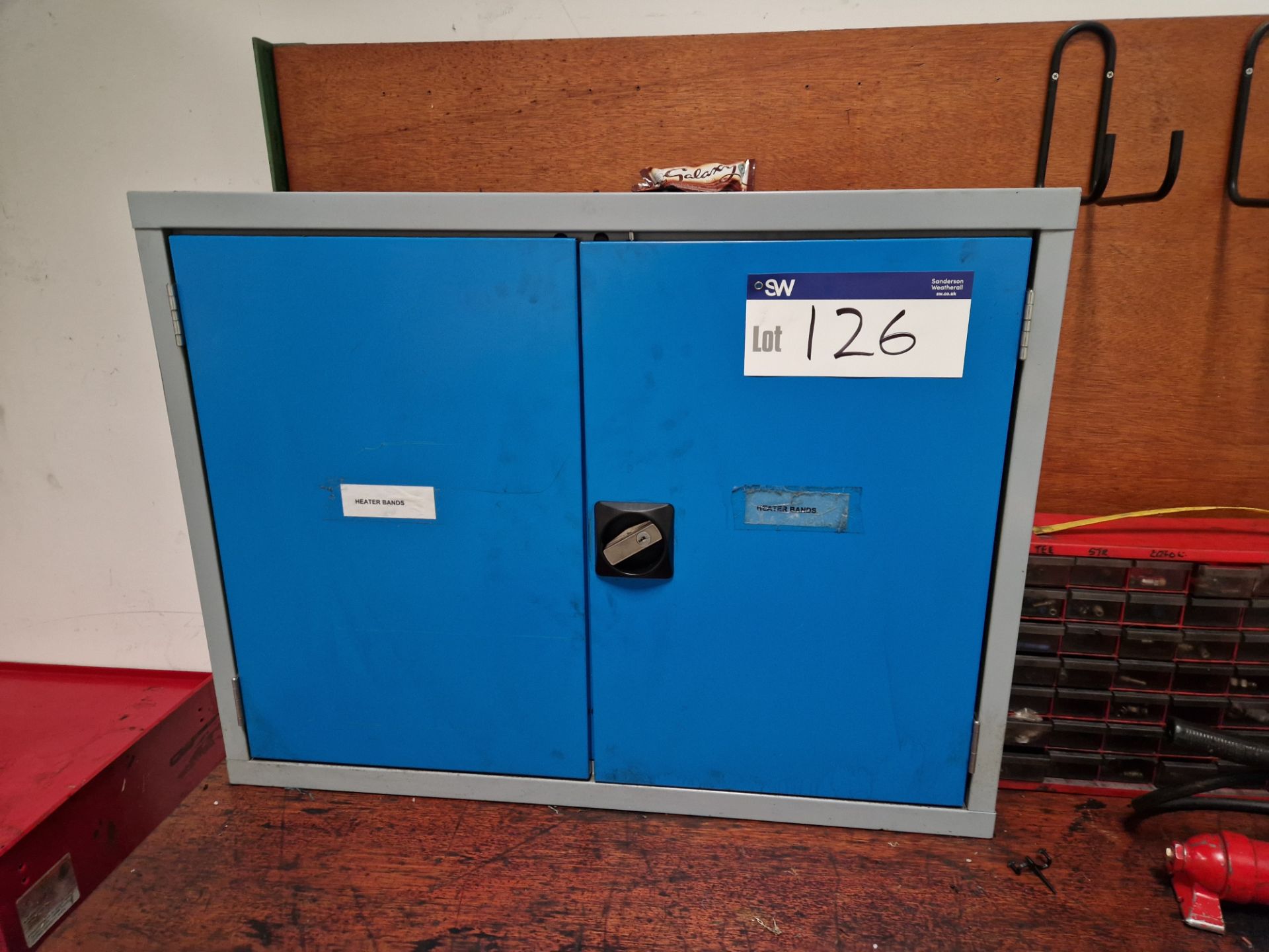 Double Door Cabinet & Contents and Fixtures Box, including airline fittingsPlease read the following