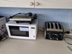 Two Microwave Ovens, Toaster & Grill PlatePlease read the following important notes:-Collections