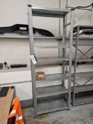 Six Tier Boltless Metal Shelving, Approx. 0.9m x0.4m x 2.5mPlease read the following important